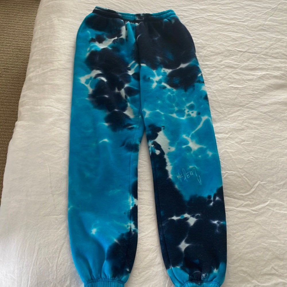 Custom Dyed Size Medium Polar Fleece Cotton Sweatpants